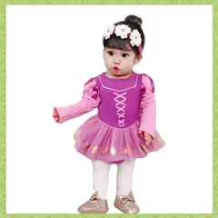 【新着商品】ベビー ドレス 子供 コスプレ ワンピース プリンセス なりきり 白雪姫 人魚姫 [無し] シンデレラ コスチューム 赤ちゃん お姫様 ドレス キッズ 女の子 チュチュスカート ハロウィン 仮装 衣装 ヘアバンド付き クリスマスプレゼント 出産祝い