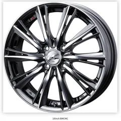 ◇送料込み◇ 185/55R16 中古タイヤホイール４本　Weds レオニス WEDS ホイール4本セット Weds ウェッズ LEONIS レオニス WX 16