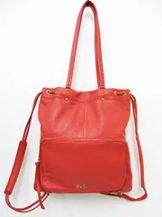 【送料無料】【未使用】Folli Follie フォリフォリ 2WAY トートバッグ ショルダーバッグ リュック バックパック ピンク系 ■L27336YER-231008-20-3(1350)(4)