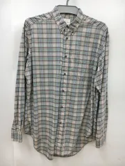 カールヘルム 長袖シャツ M チェック ボタンダウン 2309WR067