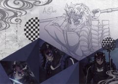 [중고] 식기 반천구(애절) 종이제 랜천 매트 [귀멸의 칼도장 대장의 마을편×ufotable DINING 제2기] 내점 선물