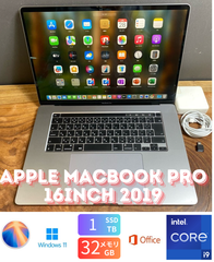 ［ハイスペック！美品］Apple MacBook Pro 16inch 2019/Core i9 2.4GHz/32GB/SSD1TB/Windows11/Office 2021/362