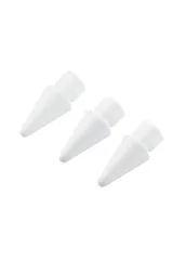 Pencil 第1世代/第2世代/USB-C Pencil Apple Apple 対応 【 3個入り 】 樹脂製 タッチペン 漫画やイラスト制作にも使用できるスリムタイプ アップルペンシル 交換用 PWTIPAPS01WH ペン先 エレコム