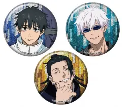 【中古】バッジ・ビンズ 乙骨憂太＆五条悟＆夏油傑 ラメキラカンバッジセット 「劇場版 呪術廻戦0」