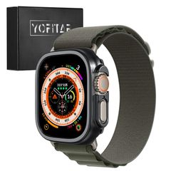 【特価セール】for Apple Watch ultra2/ultraケース49mm対応 クリア アップルウォッチ ウルトラ保護カバー YOFITAR 保護ケース 耐衝 シンプル キズ防止 落下防止 軽量 超薄Apple Watchアクセサリー(Apple