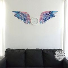 451 壁ステッカー【送料込】ウォールステッカー エンジェルウィング 天使の羽