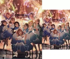 【中古】グッズセット Aqours A4メモリアルクリアファイル+グリーティングカード 「ラブライブ!サンシャイン!! Aqours EXTRA LoveLive! ～DREAMY CONCERT 2021～」 グッズ付きチケット特典