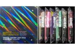 【中古】ペンライト・リングライト アイドルマスター 公式コンサートライト6色セットNAKANO 0608 「THE IDOLM＠STER MILLION LIVE! 1stLIVE HAPPY☆PERFORMANCE!!」