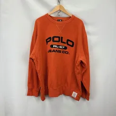 90年代 POLO JEANS COMPANY RALPH LAUREN パッチロゴ スウェット トレーナー サイズXXL 07101209 872