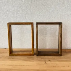 両面フォトフレーム　アンティーク加工