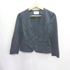 ◇ ⊇ any SiS エニィスィス 長袖 ジャケット サイズ2 ネイビー レディース E  【1409240049852】