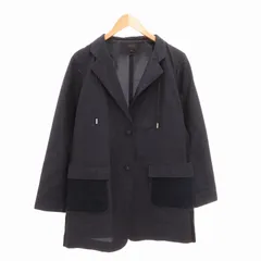 アルチザン ARTISAN シングル ジャケット ドロスト シルク混 11 紺 ネイビー /TZのサムネイル