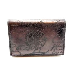 ベルルッティ カリグラフィ カードケース スクリットレザー ABランク 中古