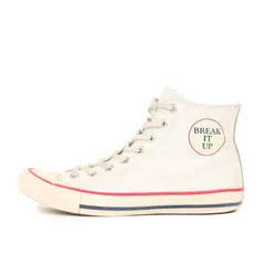 HYSTERIC GLAMOUR ヒステリックグラマー ホワイト 白 サイズ:US8(26.0cm) | BREAK IT UP レザー レースアップ ハイカット スニーカー | ブランド シューズ 靴【メンズ】【中古】のサムネイル