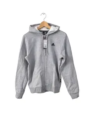 アディダス◆メンズ スウェット ウィンター 3ストライプス フルジップパーカー グレー