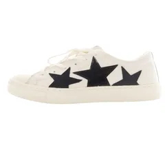 コンバース CONVERSE オールスター クップ トリオスター スニーカー レザー 24cm 白 ホワイト 黒 ブラック 31306000のサムネイル