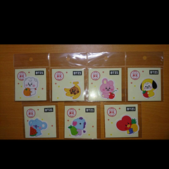 BT21 TSUTAYA限定　 ステッカー7種 コンプリートセット