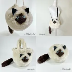 マフラーサンタのおもちゃ抱っこ羊毛フェルト　パグ　チワワ　フレブル　シャム猫