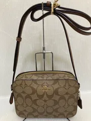 coach コーチ 91677 ワンショルダー シグネチャー柄 ブラウン