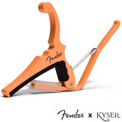 Kyser X Fender エレキギター用 Classic Color QUICK-CHANGE ELECTRIC CAPO KGEFPPA Pacific Peach〈カイザー カポ〉