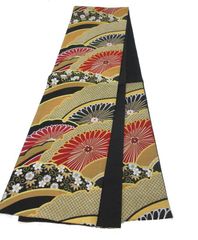 Ivy✺美品 正絹 花草文 トールサイズ 振袖 着物 A1755 正統派古典 ブラウン/茶色 牡丹柄 大人っぽい トレンド 大柄