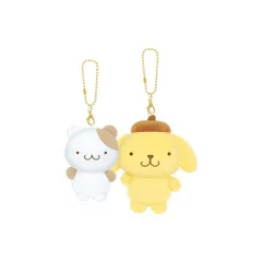 ☆ ポムポムプリン/マフィン ☆ キャラクター ニコぬいキーホルダー ニコぬいキーホルダー キーホルダー ぬいぐるみ ニコイチ ペア キーリング おそろい 友達 チャーム キャラクター グッズ ボールチェーン マスコット 動物 磁石 かわいい 小学生