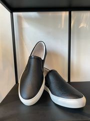 バジョルゴ　BajoLugo スリッポン　シボブラック　サイズ25.5~26.0cm　BG378 SAMPLE商品