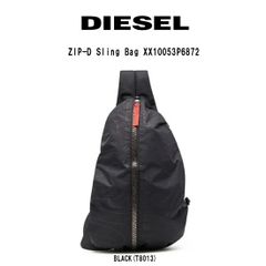 DIESEL(ディーゼル)ボディーバック クロス センタージップ カバン ジップポケット メンズ ZIP-D Sling Bag XX10053P6872