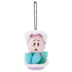ディズニーキャラクター ファニーフェイス ボールチェーンマスコット ヤングオイスターA ぬいぐるみ 高さ約11cm 