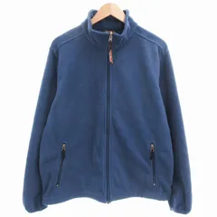 エルエルビーン L.L.BEAN フリースジャケット フルジップ ショート丈 M 青 ブルー /AE ■MA