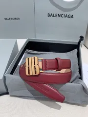 【今日特価】Balenciaga 新款レザーベルト-3