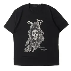美品 ALEXANDER MCQUEEN アレキサンダーマックイーン Tシャツ サイズ:L スカル グラフィック ロゴ クルーネック 半袖 Tシャツ 174981 QU951 09SS アーカイブ ブラック 黒 イタリア製 トップス カットソーのサムネイル