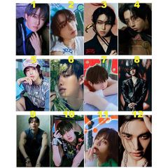K-POP グッズ Stray Kids ストレイキッズ トレカ 風 フォトカード １２枚セット オリジナル スキズ ステイ トレーディングカード 推し活 オタ活 パスケース