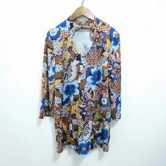 #anc ヴィヴィアンタム VIVIENNETAM カットソー 0 茶 青 マルチ 花柄 ロング リボン レディース [858383]のサムネイル