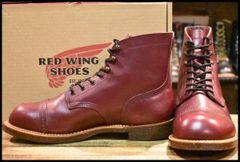 【8D 箱付 美品 16年】レッドウィング 8012 アイアンレンジ マンソン バーガンディ セトラー キャップトゥブーツ redwing HOPESMORE【FF465】