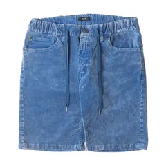 美品 TMT パンツ サイズ:L 20SS フェード加工 ストレッチ コーデュロイ イージーショーツ VINTAGE POCESSING CORDUROY SHORT ネイビー 紺 ボトムス ズボン ショートパンツ【メンズ】