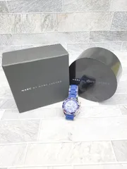 ◇ ◎ MARC BY MARC JACOBS マークバイマークジェイコブス 動作未確認 自動巻き式 3針 アナログ シルバー ブルー メンズ P  【1404250009322】のサムネイル