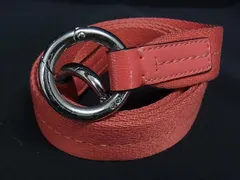 ■美品■ COACH コーチ キャンバス×パテントレザー バック用 ショルダーストラップ ショルダーベルト 斜め掛け ピンク系 DJ4950