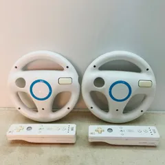 【ハンドル 2個】 【リモコン付】Nintendo Wii 純正品 Wiiハンドル Wiiリモコン RVL-024 RVL-003 マリオカート Nintendo 任天堂 ニンテンドー スイッチ