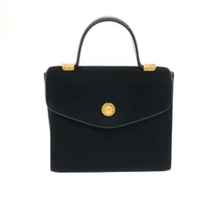 MILA SCHON ミラショーン ハンドバッグ  ゴールドカラー金具 スウェードレザー    ブラック レディース / 240001168118