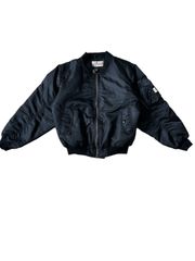 MA1 FLIGHT JACKET  フライトジャケット　　ナイロン　黒　ブラック　軽量　M