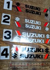 スズキ　高品質ステッカー　反射シルバー　2個セット　ワンセットお選び下さい