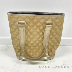 MARC BY MARC JACOBS マークバイマークジェイコブス　キルティングトートバッグ　ゴールド