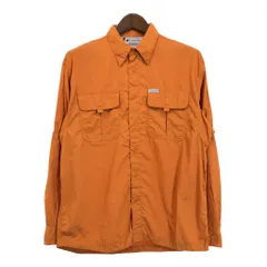 Columbia コロンビア TITANIUM 長袖シャツ アウトドア オレンジ (メンズ M) 中古 古着 R8953