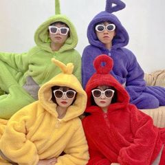 テレタビーズ 着ぐるみ キャラクター パジャマ 部屋着 ルームウェア レディース ハロウィン 普段着 パーティー コスプレ コスチューム かわいい 男女兼用