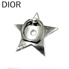 ディオール DIOR スマホリング 星型 スター スマホアクセサリー シルバー 銀