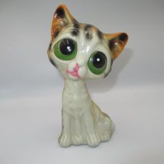 Vintage Big Eyes Sad Eyes GIG Kitty Cat Blythe Susie Sad Eye 70's Figure Doll Plush Toy