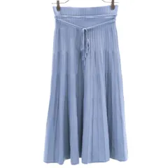 Mila Owen ミラオーウェン ニット ロングスカート F ブルー系 レディース 古着