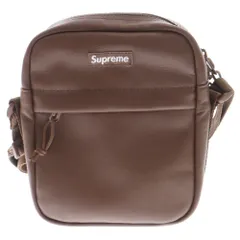 SUPREME (シュプリーム) 23AW Leather Shoulder Bag ボックスロゴ レザー ショルダーバッグ ブラウン