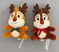 【中古】キーホルダー チップ＆デール ぬいぐるみチャームセット 「ディズニー・クリスマス2024 Dazzling Christmas in New York! -ダズリング・クリスマス・イン・ニューヨーク-」 東京ディズニーシー限定